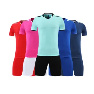 24-25 New Design Cheap Breathable Polyester Football Training Soccer Jersey for Schools