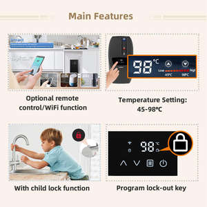 Smart Torneiras electrónico 3 en 1 hirviendo y puro debajo del fregadero dispensador de agua grifos y grifos para Hotel apartamento Cocina - Product Image 4