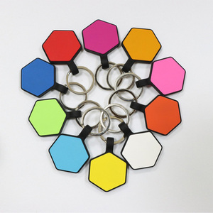 Ciondolo Esagonale Vuoto Personalizzabile in Gomma per Collare <span class=keywords><strong>di</strong></span> Gatto, Ideale per Escursioni all'Aperto - Product Image 5