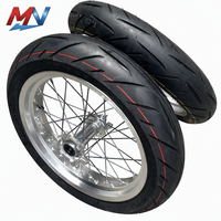 Roues Supermoto Surron Ultra Bee 17 pouces chromées, ensemble de roues Motard Street avec pneus avant et arrière 2026