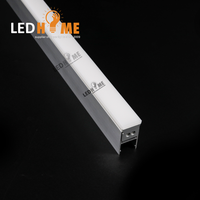 Projecteur linéaire LED extérieur étanche IP68 en aluminium pour rail, blanc RGB, encastré au sol