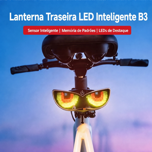 Luz Trasera Inteligente LOY B3 para Bicicleta, Control por Aplicación, Patrones LED, Sensor de Freno y Diseño Exclusivo - Product Image 1