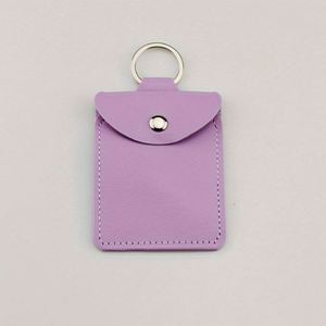 กระเป๋าใส่บัตรหนัง PU สีสันสดใส ดีไซน์เรียบง่าย ทันสมัย ทนทาน ใช้เก็บเหรียญ กระเป๋าสตางค์ใบเล็ก ของขวัญ ใส่บัตรประชาชน - Product Image 6