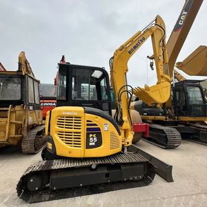 5.5 tonnes Mini pelle sur chenilles Komatsu Pc55 d'occasion à vendre Pc 55 Digger Pc55mr Composants de noyau d'engrenage durables - Product Image 1