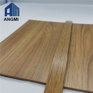 Tabla de anillado de PVC de <span class=keywords><strong>Color</strong></span> sólido, borde de madera de alto brillo, efecto de plástico embellecedor - Product Image 5