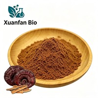 30-90% Gestandaardiseerd Ganoderma Polysaccharide Poeder 1% Triterpenoïden Reishi Paddenstoel Vruchtvormende Lichaamsextract Grondstof Trommel