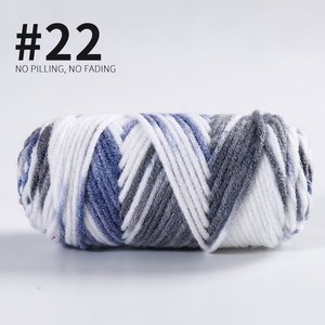Hilo Acrílico Mezclado <span class=keywords><strong>de</strong></span> 25g, Colorido, <span class=keywords><strong>de</strong></span> 5 Capas, Material <span class=keywords><strong>de</strong></span> Algodón <span class=keywords><strong>de</strong></span> Leche, Kit para Tejer a Mano, Hilo <span class=keywords><strong>de</strong></span> Grosor Medio, <span class=keywords><strong>Venta</strong></span> Transfronteriza - Product Image 6