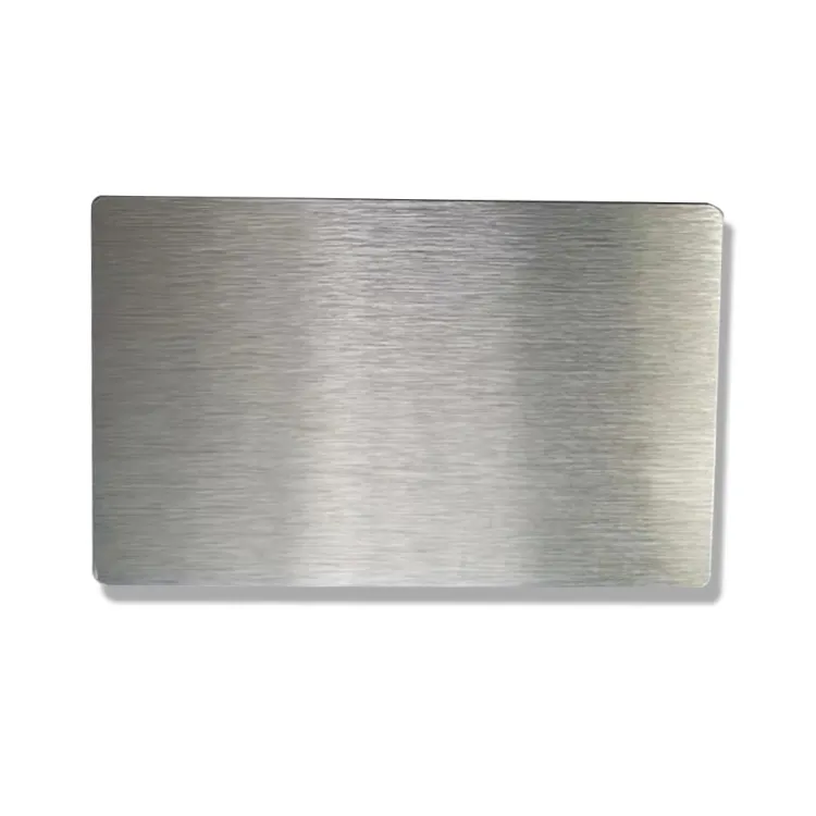 空白の金属名刺ステンレス鋼アルミニウムVIPポケットカード