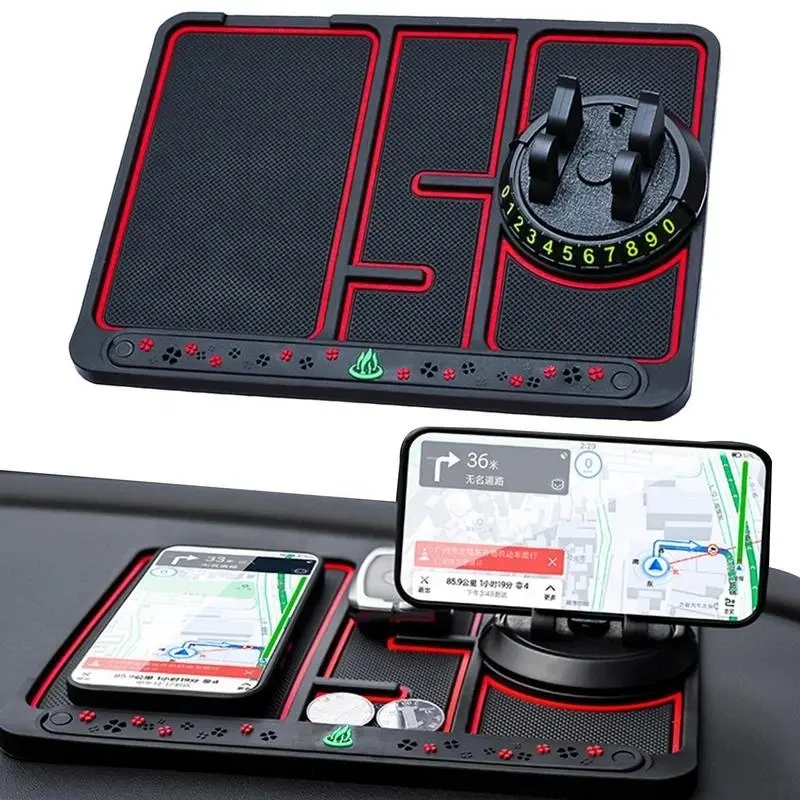 Car Anti-skid Silicone Mat Anti Slip Pad Car Dash board Non Slip Grip Pad Cell Phone GPS Holder Sticky Mat In The Car Mount