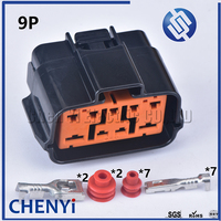 Conector impermeable para automóvil de 9 pines, interruptor de engranaje de transmisión, enchufe de sensor de engranaje 6195-0238 para Kia Spectra Mondeo