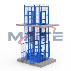 Pengangkat kargo hidrolik 0.3-30 ton, gudang barang listrik vertikal, Platform angkat kargo cepat sedikit - Product Image 2
