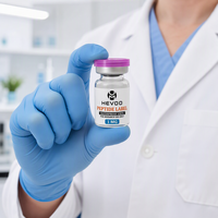 Étiquettes personnalisées pour flacons de peptides 1 ml, autocollants pour flacons transparents givrés avec impression couleur personnalisée pour l'identification et le stockage en laboratoire