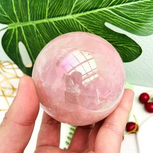 <span class=keywords><strong>Bola</strong></span> <span class=keywords><strong>de</strong></span> <span class=keywords><strong>cristal</strong></span> tallada a mano, esfera <span class=keywords><strong>de</strong></span> cuarzo natural, aura, Ángel, <span class=keywords><strong>rosa</strong></span>, precio al por mayor - Product Image 5