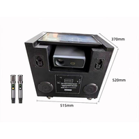 Système de sonorisation DJ actif 6800W de puissance maximale, Bluetooth, design chariot, avec connectivité karaoké, TV et projecteur