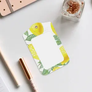 Accessoire porte-cartes et badge en cuir de qualité supérieure avec image personnalisée - Product Image 6