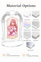 Figur Akrilik Besar Midnight Love Melody Amatsuki Mizuki dengan Cetakan UV, Hadiah Dekorasi untuk Iklan