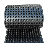 Membrane de drainage alvéolée abordable en HDPE et plaque de drainage en plastique pour murs de soutènement
