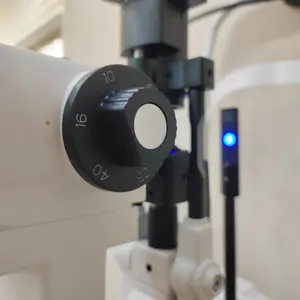 Медицинский офтальмологический микроскоп щелевой лампы светодиодные лампы с тонометр BL-88 галилеевский Тип 5 увеличители