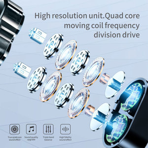 Écouteurs Filaire Intra-Auriculaires Double Dynamique Certifiés MFi avec Annulation Active du Bruit et Résistance à l'Eau IPX-2 pour iPhones - Product Image 4