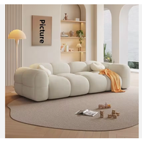 Canapé combiné en velours moderne personnalisable pour salon avec rembourrage en mousse Fonction de massage réglable Cadre en acier Taille Couleur disponible