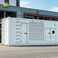 Générateur d'énergie au gaz naturel Yofen 600 kW, moteur au gaz GPL 700 kW, générateur KTA38 600 kVA, générateur au CNG 500 kW, groupe électrogène au biogaz