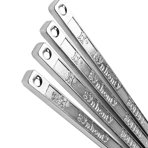 Barra <span class=keywords><strong>de</strong></span> Soldadura <span class=keywords><strong>de</strong></span> Estaño sin <span class=keywords><strong>Plomo</strong></span> <span class=keywords><strong>de</strong></span> Alta Pureza Sn96.5Ag3Cu0.5 <span class=keywords><strong>para</strong></span> Soldadura por Ola o Soldadura por Inmersión Manual - Product Image 1