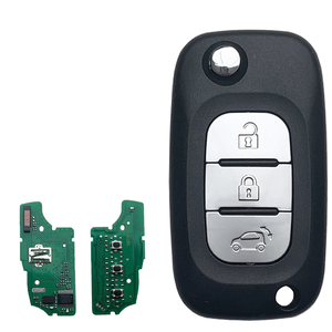 Porte-clés de <span class=keywords><strong>voiture</strong></span> à distance à 3 boutons PCF7961 433Mhz 4A Chip pour <span class=keywords><strong>Mercedes</strong></span> Benz Smart Fortwo 453 Forfour 2015-2017 Modèles - Product Image 1