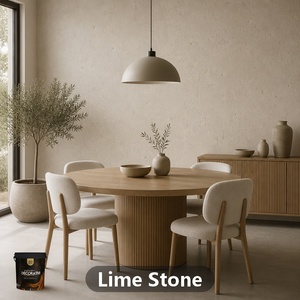 <span class=keywords><strong>Enduit</strong></span> mural en poudre VALIDEA Lime Stone Plaster Limewash, respirant, faible teneur en COV, écologique, fini mat pour effet <span class=keywords><strong>pierre</strong></span> - Product Image 4