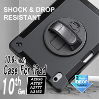 [ Étui antichoc pour iPad 10e génération ] Étui pour tablette avec béquille pour iPad 10e génération 10,9 2022 avec emplacement pour stylet