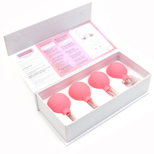 Set de gobelets pour le <span class=keywords><strong>visage</strong></span> <span class=keywords><strong>en</strong></span> caoutchouc et Silicone, ensemble de 4 pièces de succion <span class=keywords><strong>en</strong></span> forme de pot pour la peau, accessoire cosmétique - Product Image 1