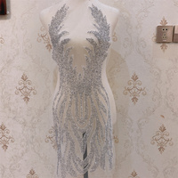 Nouvelle vente chaude artisanat strass collier paillettes appliques patchs fer sur les vêtements pour la décoration de bricolage