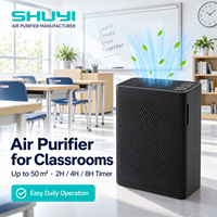 Purificateur d'air commercial à haute performance (CADR) pour la protection contre le charbon, la fumée, la poussière et les pollens, idéal pour les restaurants et les magasins de détail, avec options OEM, ODM, CE, FCC