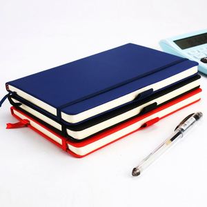 Vàng stamping Quà tặng khuyến mãi A4 A5 A6 da máy tính xách tay tùy chỉnh bên trong trang ràng buộc dây đeo đàn hồi máy tính xách tay với PU Bìa - Product Image 4