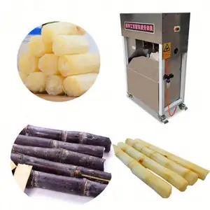 Machine de découpage et d'épluchage de canne à sucre à longue durée d'utilisation