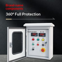 Armoire de contrôle et de distribution triphasée IP30 pour ventilateur et pompe à eau à double alimentation