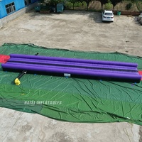 Piste de gymnastique gonflable commerciale de 12x2m pour entraînement en salle de sport, directement de l'usine