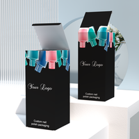 Caja de Cartón Reciclable para Esmalte de Uñas, Impresión Personalizada, Venta al Por Mayor, Embalaje de Regalo