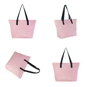 Sac fourre-tout pour femme personnalisé, tendance, réutilisable, en Tyvek, imperméable, écologique, avec fermeture à glissière - Product Image 1
