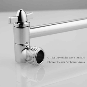Brazo de ducha de 5 pulgadas con conector universal G1/2, extensor de brazo de ducha ajustable antifugas, extensión de brazo de ducha ajustable - Product Image 2