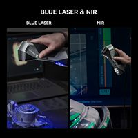 Escáner 3D Creality Raptor Pro de Grado Metrológico con Precisión de 0.02 mm, 22+7 Láseres Azules para Proyectos de Ingeniería Automotriz