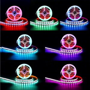 2025 Hot Sale SMD5050 60Leds/m DC12V 24V 10w/m 10mm RGB Snake Flexible LED Strip Light <b>Remote</b> <b>Control</b> Smart 7-Color <b>TV</b> Copper - Product Image 2