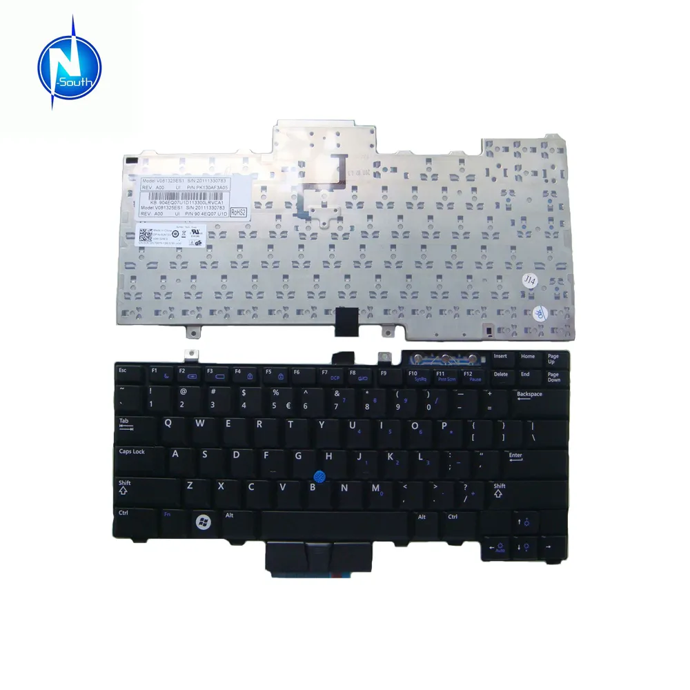 Genuine new laptop US black keyboard for dell latitude e6530 e5530 precision m4600 m4700 m6600 m6700 0x257 US black
