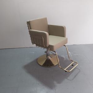 Luxury and Comfortable Stainless Steel Base Barber Chair with Customizable Color LOGO Salon Chair for Barber Shop - Product Image 4