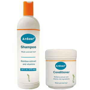 Cuidado del Cabello con Reparación Profunda, Champú con Aceite de Argán de Marruecos Nutritivo y Biotina Orgánica para Reducir el Daño - Product Image 1