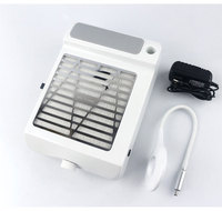 Aspirateur professionnel 80W pour manucure, collecteur de poussière d'ongles, forte aspiration avec ventilateur puissant, pour salon et usage domestique