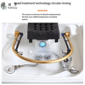 ShiLu Luxury Hair Washing Head Therapy SPA No Plumbing <strong>Portable</strong> <strong>Shampoo</strong> Basin <strong>Sink</strong> With Water Tank Head Spa for Beauty Salon - Product Image 5