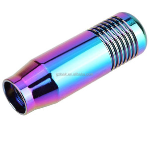 Pommeau de levier de vitesse manuel de voiture 8.5cm/3.3in levier de vitesse en alliage d'aluminium coloré poignée élégante tête de manette de vitesse - Product Image 2