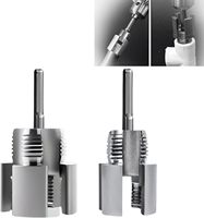 Fileteuse électrique pour tuyaux, filetage intérieur/extérieur, 4/6 branches, 1/2+3/4, acier au carbone, tige hexagonale, tuyau PPR