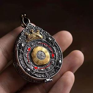 Collar con Colgante de Loto del Budismo Tibetano para Mujeres, Amuleto Vintage de los 12 Signos del Zodiaco, Joyería de Feng Shui Chino, Regalo - Product Image 1