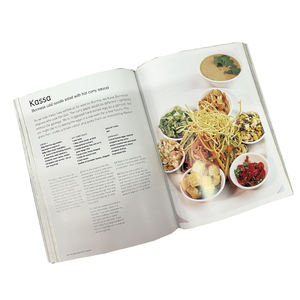 Livraison rapide Chine Nouveau design Livre de recettes culinaires imprimé en offset sur papier kraft coloré avec finition personnalisée - Product Image 4